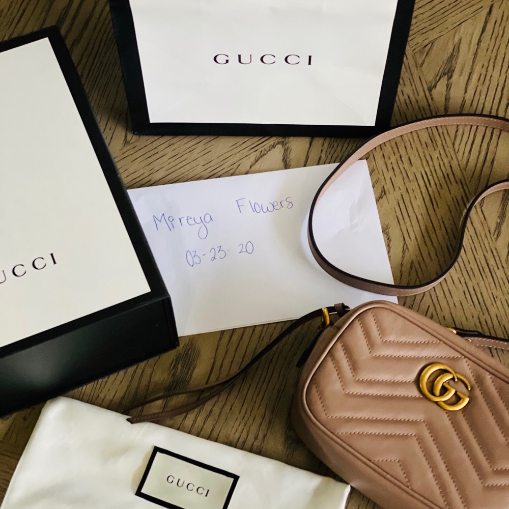 Mini Marmont Gucci Crossbody Bag